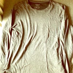 Vince double layer Pima cotton long sleeve t-shirt